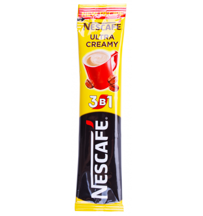 Напиток Nescafé 3в1 Ultra Creamy кофейный растворимый 13г