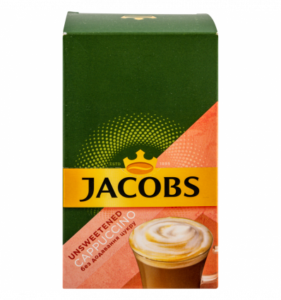 Напиток кофейный Jacobs Unsweetened Cappuccino 10*14г