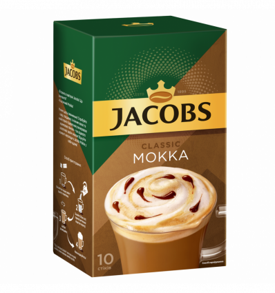 Напій кавовий Jacobs Classic Mokka розчинний 21.9г*10