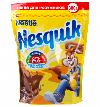 Напиток NESTLÉ Nesquik быстрорастворимый с какао 380г