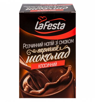 Напиток La Festa со вкусом Гарячий Шоколад растворимый 22г