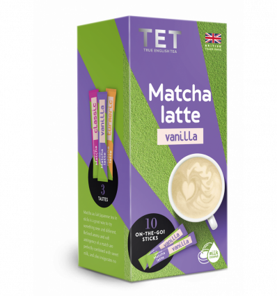 Чай ТЕТ Matcha latte Vanilla з ароматом ванілі 10г*10шт