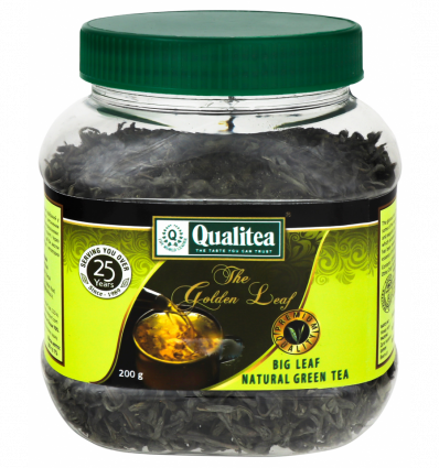 Чай Qualitea The Golden Leaf зеленый крупнолистовой 200г