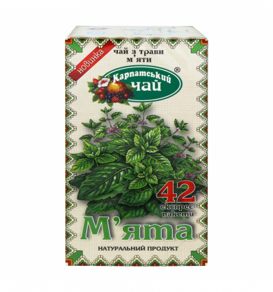 Чай Карпатский Чай Мята 30 пакетиков*1,35г