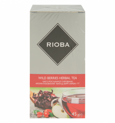 Чай Rioba трав'яний дикі ягоди 25 пакетиків