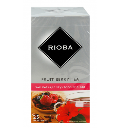 Чай Rioba Fruit Berry з суданської троянди 1,5г*25шт 37,5г