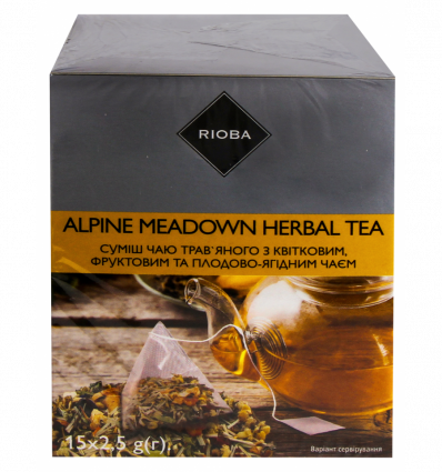 Чай Rioba суміш трав`яного з квітковим 15x2,5г/уп