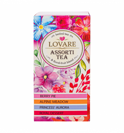 Чай Lovare Цветочный ассорти 24x1,5г/уп