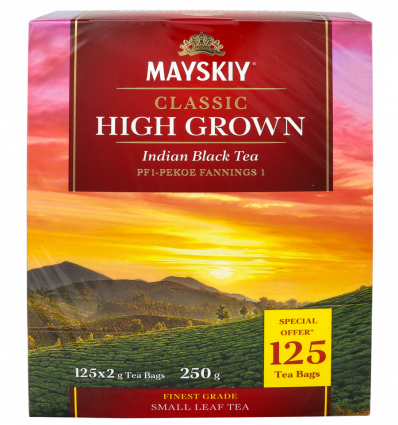 Чай Майский Класичний високогірний чорний 125x2г/уп