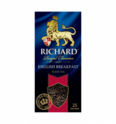 Чай Richard English Breakfest черный цейлонский 2г*25шт 50г