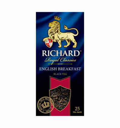 Чай Richard English Breakfest чорний цейлонський 2гx25шт 50г