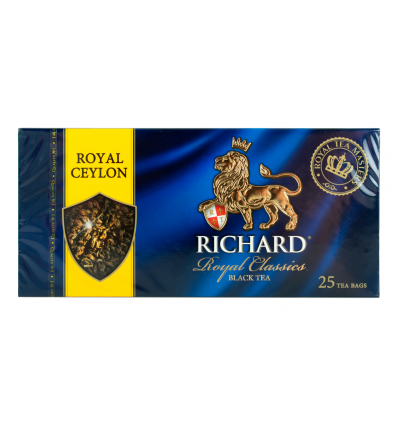 Чай Richard Royal Ceylon чорний цейлонський 2г*25шт 50г
