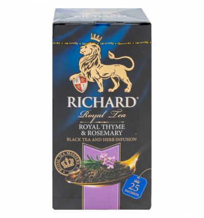 Чай Richard Royal thyme&rosemary черный 25x2г/уп
