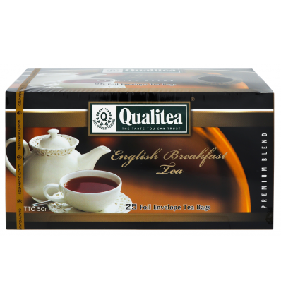 Чай Qualitea Английский завтрак черный байховый 2г*25шт 50г