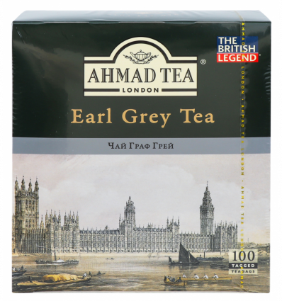 Чай Ahmad Tea London Граф Грей черный с бергамотом 2г*100шт