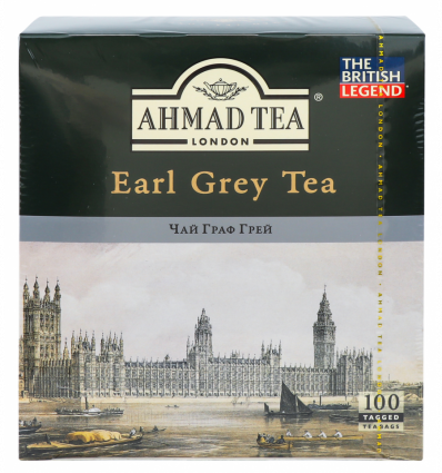 Чай Ahmad Tea London Граф Грей чорний з бергамотом 2г*100шт