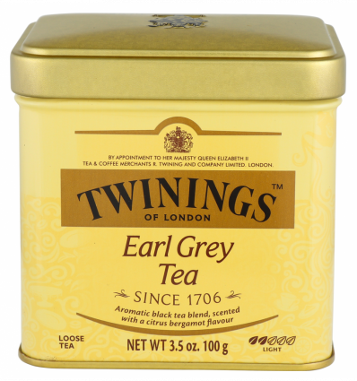 Чай Twinings Earl Grey чорний листовий з аром бергамоту 100г