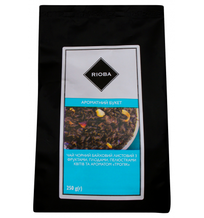 Чай Rioba Ароматный букет черный байховый листовой 250г