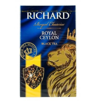 Чай Richard Royal Ceylon чорний цейлонський байховий листовий 90г