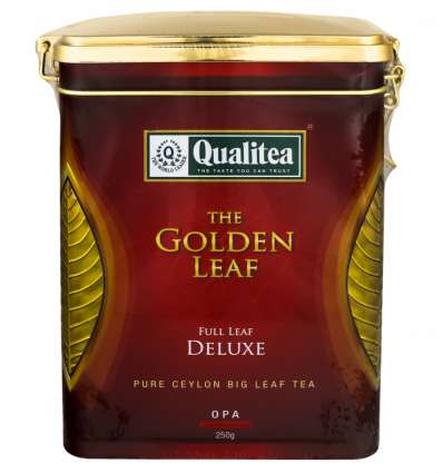 Чай Qualitea The Golden Leaf Deluxe черный крупнолистовой 250г