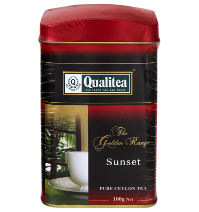 Чай Qualitea The Golden Range Sunset черный крупнолистовой 100г