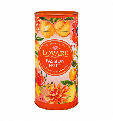 Чай Lovare Passion Fruit черный цейлонский листовой 80г