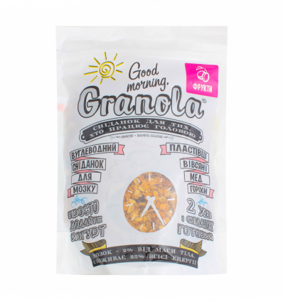 Сніданок сухий Good Morning Granola з сухофруктами 330г