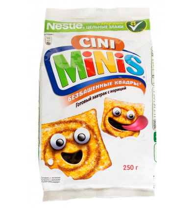 Завтрак сухой Cini Minis с витаминами и минеральными веществами 250г