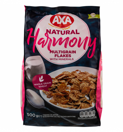 Сніданки сухі Axa Harmony Пластівці мультизернові 500г