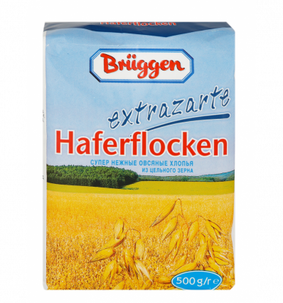 Пластівці вівсяні Bruggen Haferflocken Extrazarte 500г
