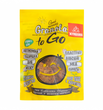 Гранола Good morning Granola To Go Клюква 140г