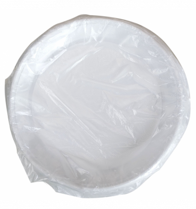 Тарелка белая односекционная 205мм 50шт
