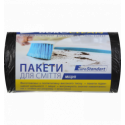 Пакети для сміття 60л/40шт, Eurostandart, міцні, чорні BuroClean ( 10200036 )