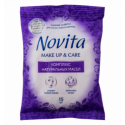 Серветки вологі Novita delicate Make Up & Care 15шт