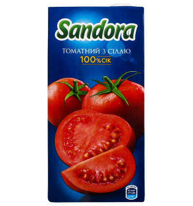 Сік Sandora томатний з сіллю 2л