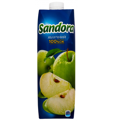 Сік Sandora яблучний освітлений 0,95л