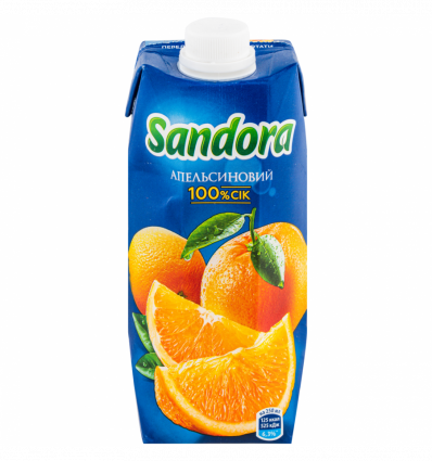 Сік Sandora Апельсиновий 500мл