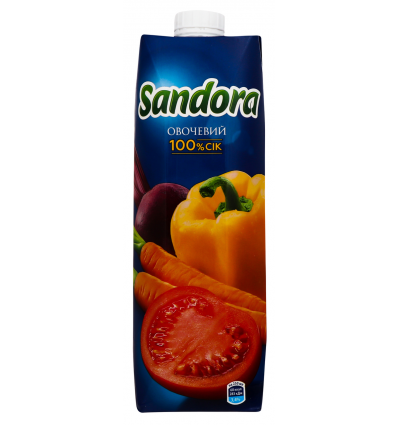 Сок Sandora овощной с мякотью 0,95л