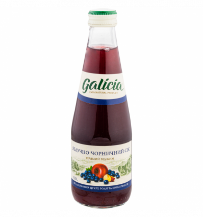 Сок Galicia Яблочно-Черничный 0,3л