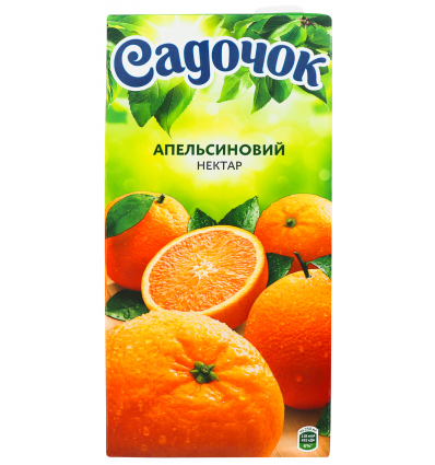 Нектар Садочок Апельсиновый неосветленный 1.93л