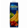 Нектар Sandora Бананово-яблочно-клубничный с мякотью 950мл