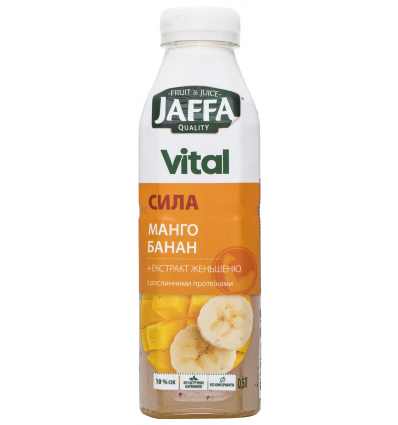 Напій Jaffa Vital Power Манго-Банан з екстрактом женьшеню 0,5л