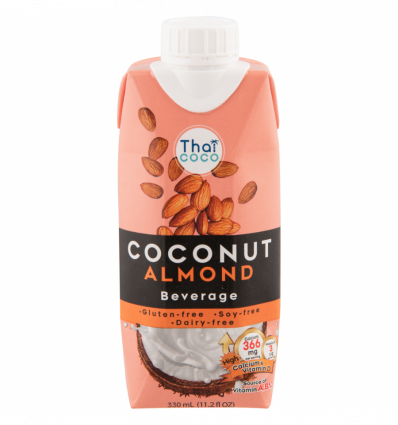 Вода Thai Coco кокосовая со вкусом миндаля 330мл
