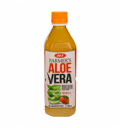 Напій безалкогольний OKF Farmer`s Aloe Vera Манго 500мл