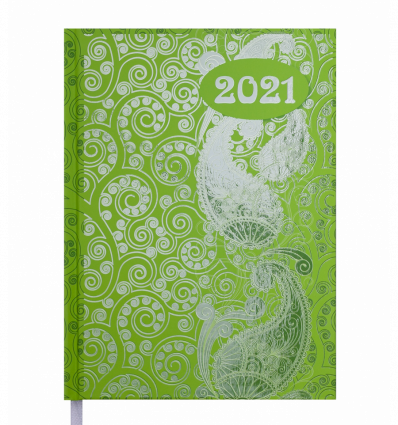 Щоденник датов. 2022 VINTAGE, A5, 336 стор., салатовий