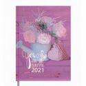 Ежедневник датир. 2021 ROMANTIC, A5, розовый