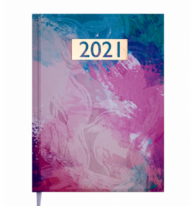 Ежедневник датир. 2021 MIRACLE, A5, фиолетовый
