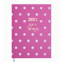Ежедневник датир. 2022 ELEGANT, A5, розовый