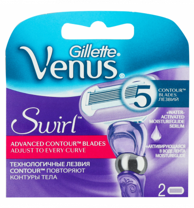 Сменные кассеты для бритья Gillette Venus Swirl 2шт