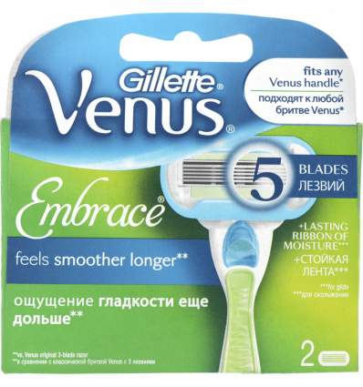 Касети для гоління Gillette Venus Embrace змінні 2шт